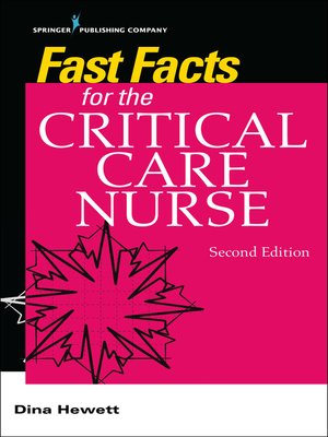 cover image of Fast Facts for the Critical Care Nurse